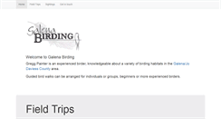 Desktop Screenshot of galenabirding.com