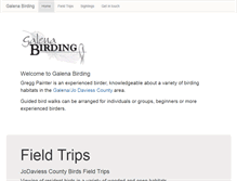 Tablet Screenshot of galenabirding.com